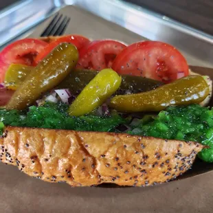 El Capone...like a classic Chicago dog.