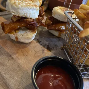 Chicken and biscuits