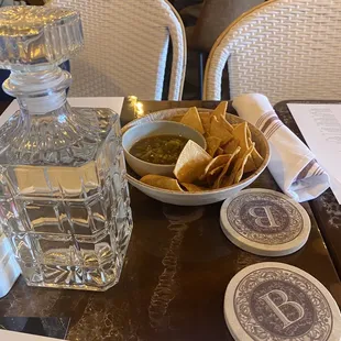 Salsa and chips