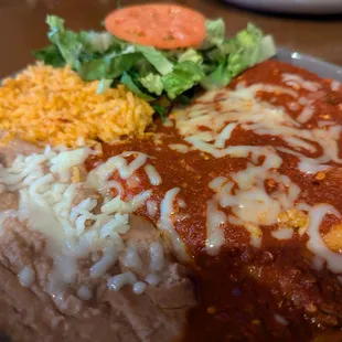 Enchiladas rojas