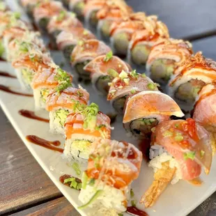 Assortment of sushi rolls - Oishi Sushi