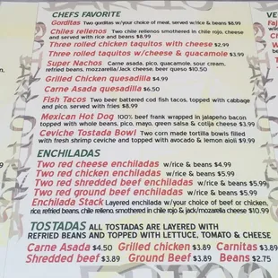 Menu 6/20