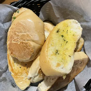 House Bread with garlic butter.