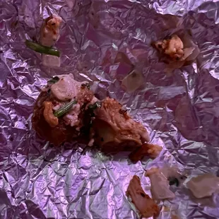 Large piece of bone/cartilage in my taco