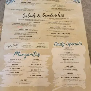 Second side of the menu (7/2023)