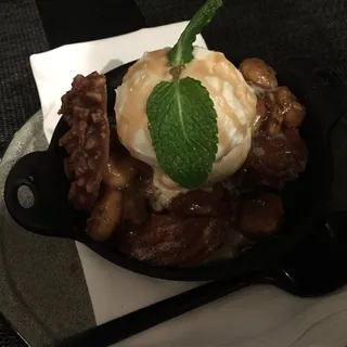 Banana Cream Churros with Ice Cream