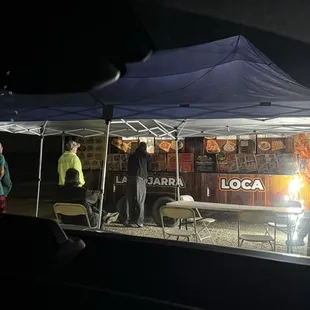 On a Saturday evening, took about 25 min for our food ordered at the window.