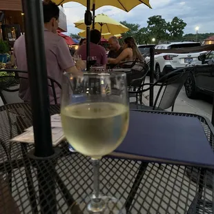 outside