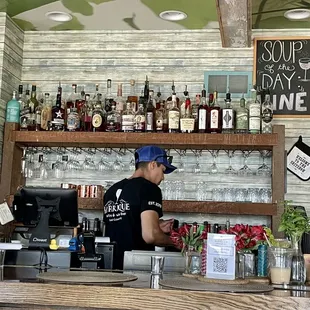 Bar area