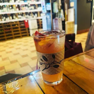 Blood Orange Coconut Ginger Cooler