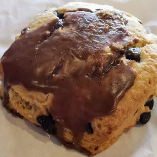 Mocha Chocolate Chip Scone at Barriques Middleton Old Sauk Rd.