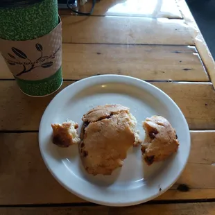 Eggnog scone