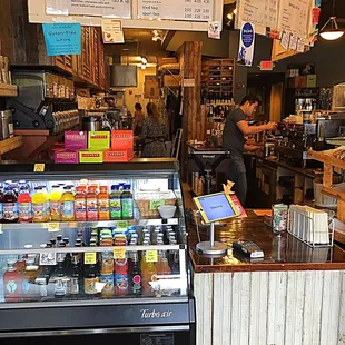 Baristas hard at work