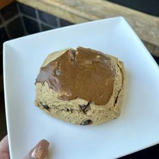 Chocolate chip espresso scone