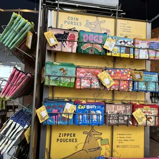 a variety of items for sale