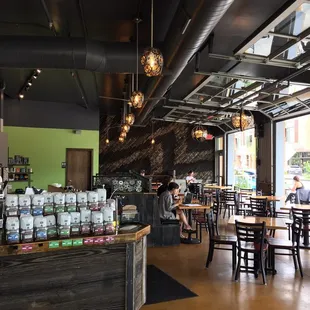 I love the wall that opens... it's too nice to be inside and this solves that conundrum.