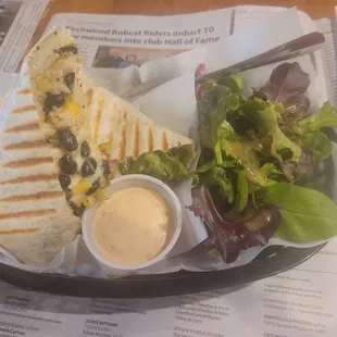 Power burrito with greens