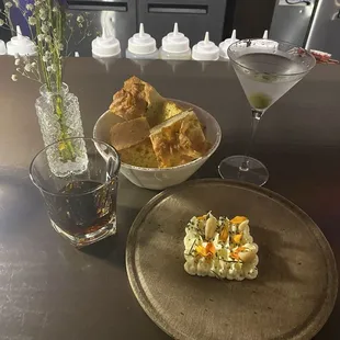 Butter board and bread