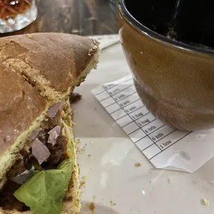 Reused paper on dinner plate "to keep side plate from sliding when staff bring to the table. "