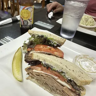 Horsey Roast Beef and local lager