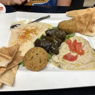 Authentic Mediterranean Lunch Special Platter