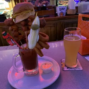 The cheeseburger Bloody Mary