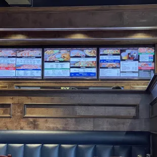 Menu board