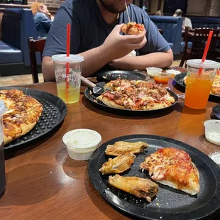 Table full of good food