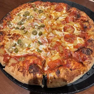 pizza, food