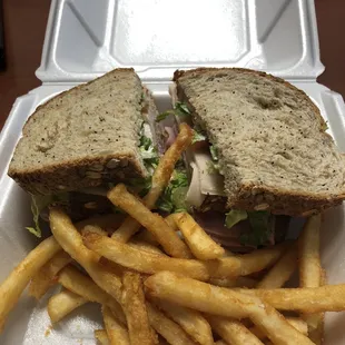 Club sandwich was awesome.