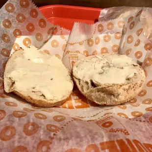 Honey Wheat Bagel &amp; Honey Brown Sugar Cream Cheese