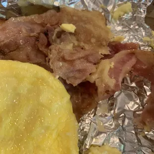Raw bacon