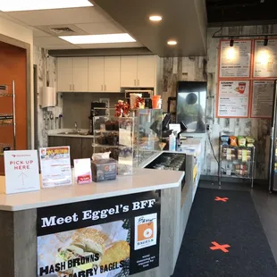 the inside of the store