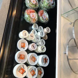 sushi and sashimi, menu