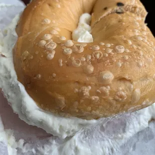 Cheddar jalapeño bagel