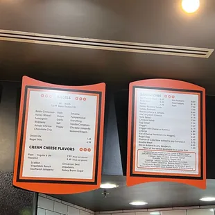  menus and prices