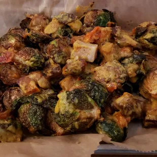 Brussel Sprouts with pork belly