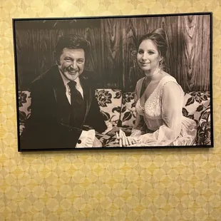 Liberace and Barbra Streisand