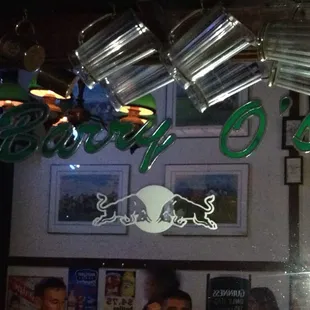 a reflection in a mirror