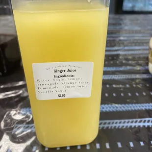 Ginger juice