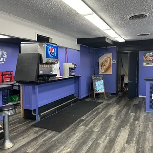 sushi and sashimi, interior