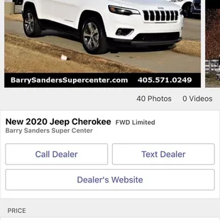 Example from Autotrader