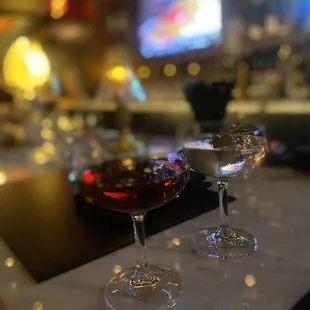 Manhattan and martini