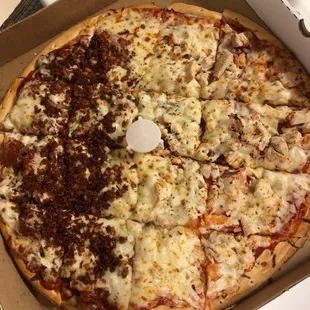 pizza, food