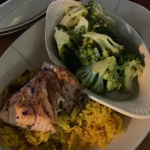 Salmon dinner ( boyfriends favorite 2 nights in a row)