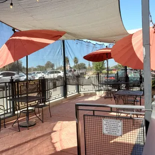 Well shaded outdoor area