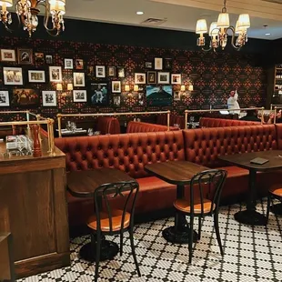 the interior of a restaurant