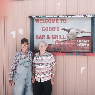 Alwin and Rosie Grefe my aunt and uncle showed me this great place.