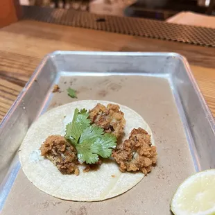 Oyster Tacos