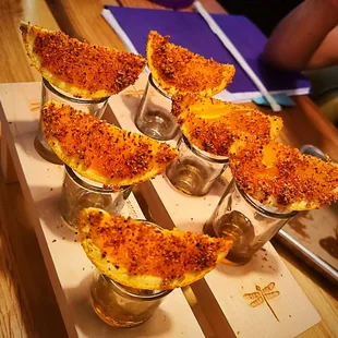 Tequila Tahoma wheel flight (3 - .75 oz shots) $17.50